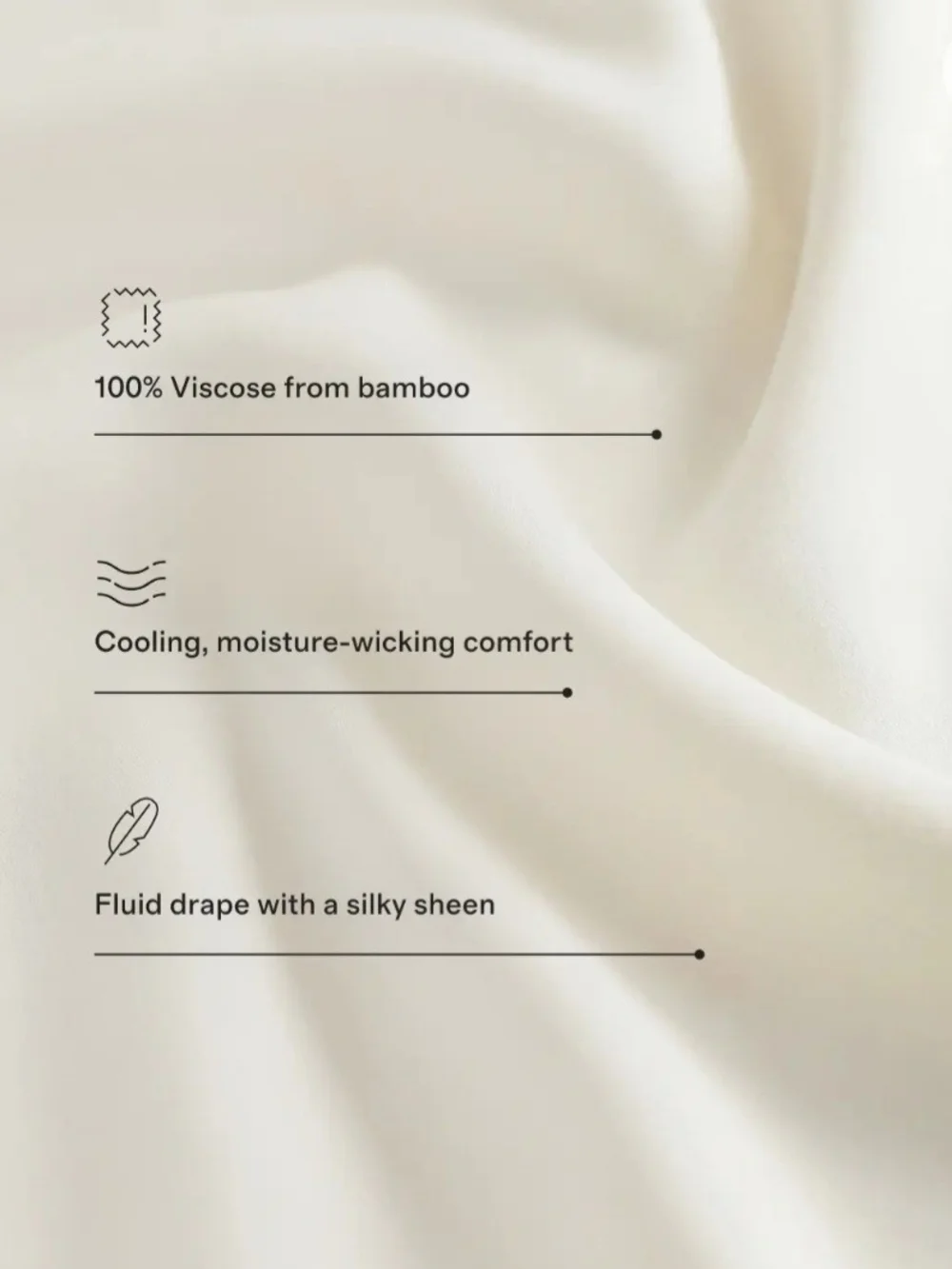 Quince 100% Organic Bamboo Viscose Queen Size Ivory Duvet Cover Set NWOT Preppy